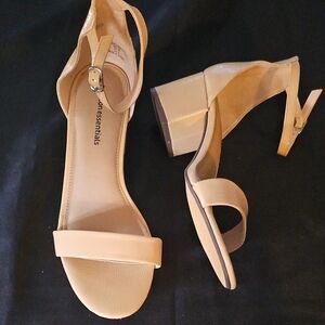Essentials Tan High Heel Sandals